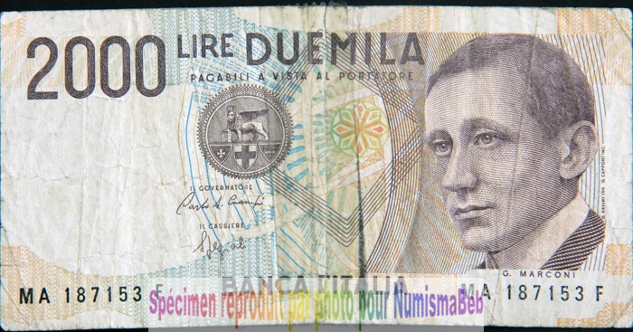 2000 lires Italie